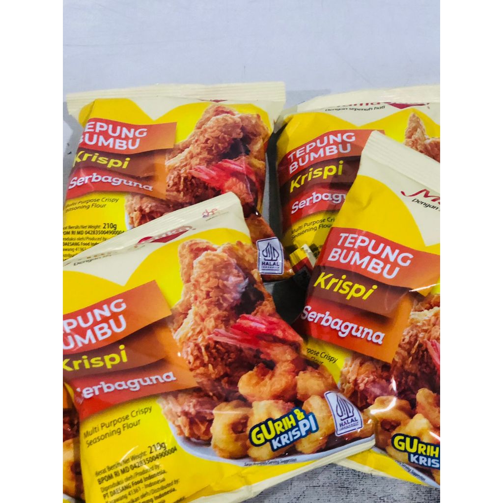 

Mamasuka Tepung bumbu Krispy serbaguna 210 gr