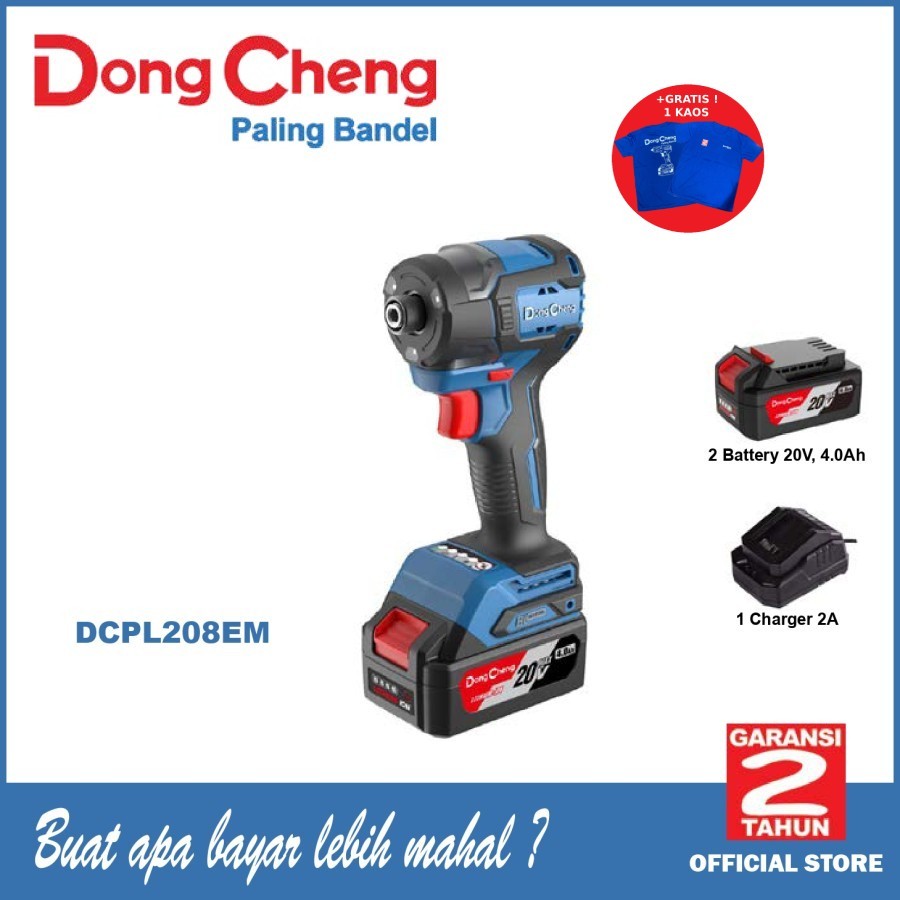 DongCheng DCPL208EM Cordless brushless impact driver screwdriver