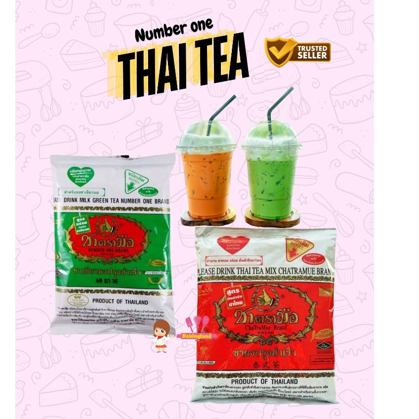 

Thai Tea Chatramue and Greentea