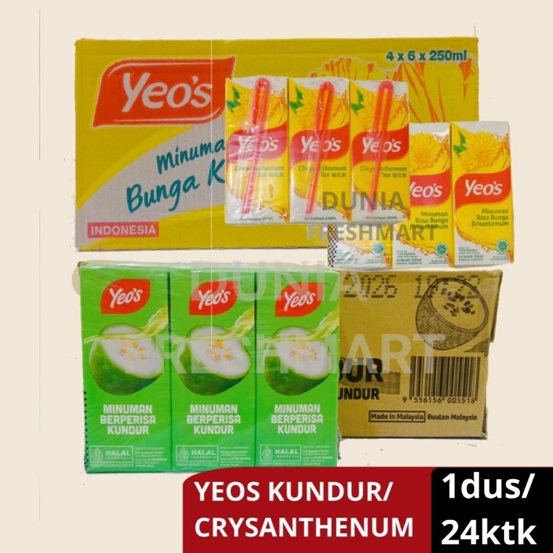 

YEOS DRINK CRYSANTHENUM TEH KEMBANG/KUNDUR 1DUS ISI 24KTK TEH CHRYSANTHENUM TEH KRISANTEMUM KUNDUR
