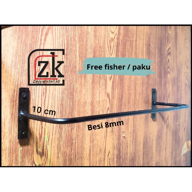 rak gantungan baju tempel dinding  / gantungan handuk tempel dinding / gantungan baju tempel