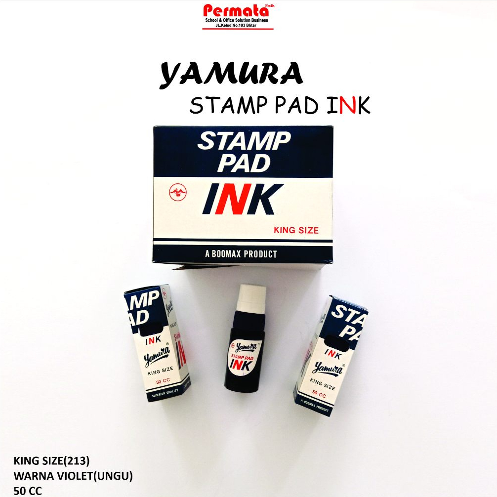 

[PCS] STAMP PAD / TINTA YAMURA KING SIZE ISI ULANG REFILL 50 CC