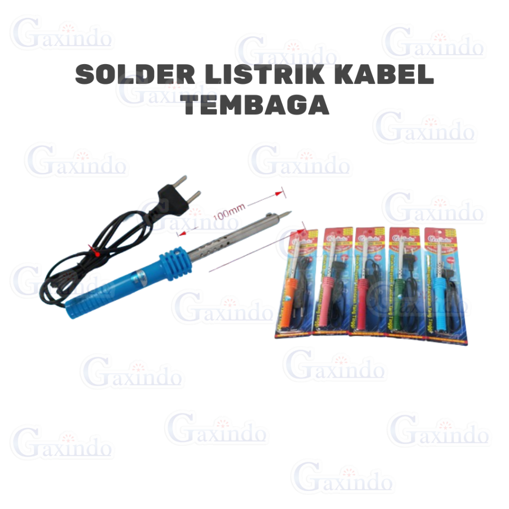SOLDER LISTRIK KABEL TEMBAGA GAXINDO MODEL S672 40W SOLDER SERBAGUNA