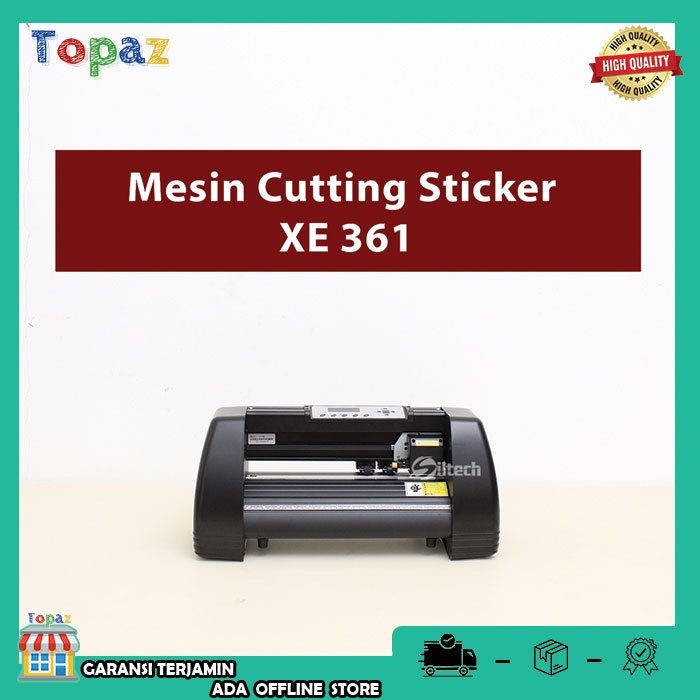 

Mesin Cutting Sticker Xe 361 / A3 - 30 CM