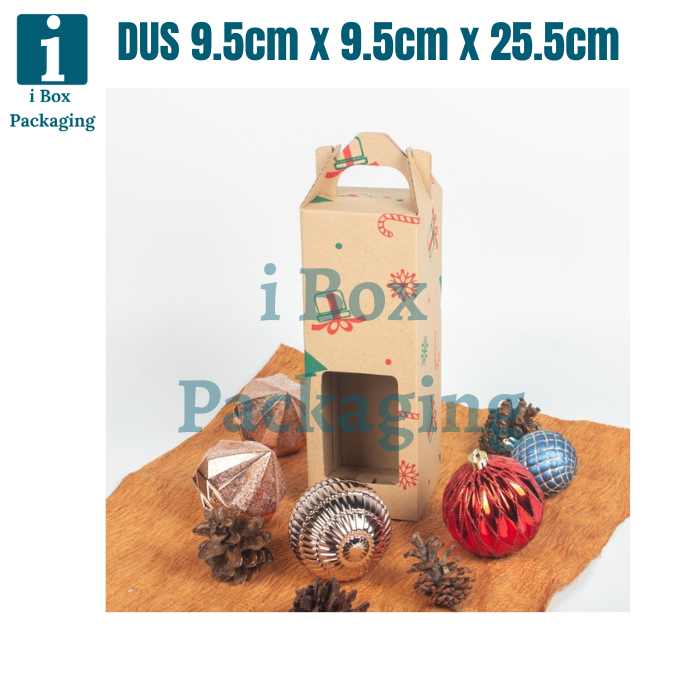 

[ 10 Pcs ] Dus Botol 1 Liter Isi 1 Natal Box Toples Jar 300ml Isi 4 Hampers Parcel Christmas