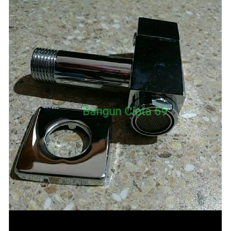 kran tembok stainless 1/2"/kran air petak