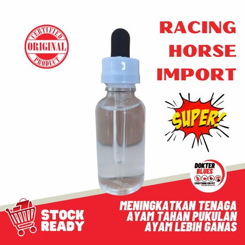 TERLARIS DOPING AYAM RACING HORSE 60 ML AYAM ADUAN LAGA ASLI IMPOR THAILAND