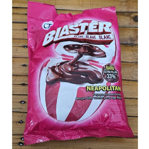 

Permen Blaster Neapolitan 125 gr - Strawberry Vanilla Mint 1 bungkus