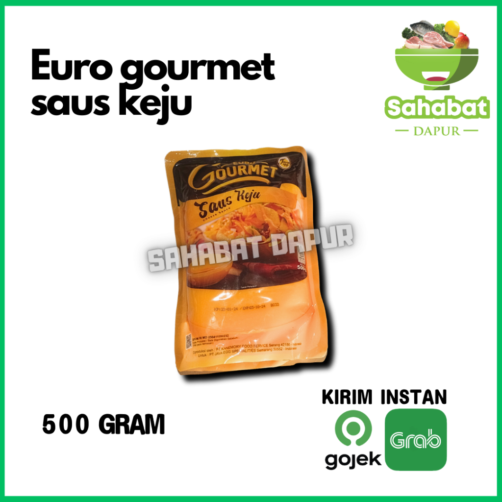 

Euro Gourmet Saus Keju 500 gr - Sahabatdapur