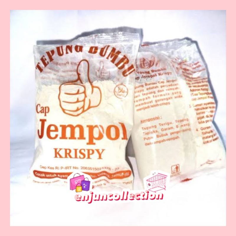 

TEPUNG JEMPOL KRIUK / TEPUNG CRISPY CAP JEMPOL MURAH / TEPUNG SERBAGUNA CAP JEMPOL KRIUK