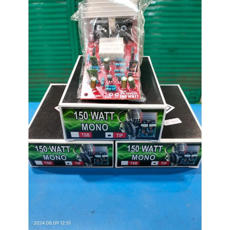 Kit Power Amplifer Mono 150Watt Transistor tip 3055 - 2955