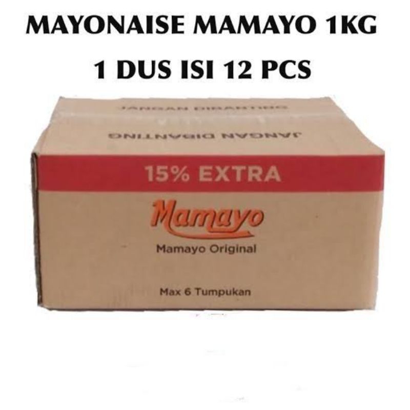 

Mayonaise Mamayo 1 dus/mamayo 1 karton/mamayo 1 dos