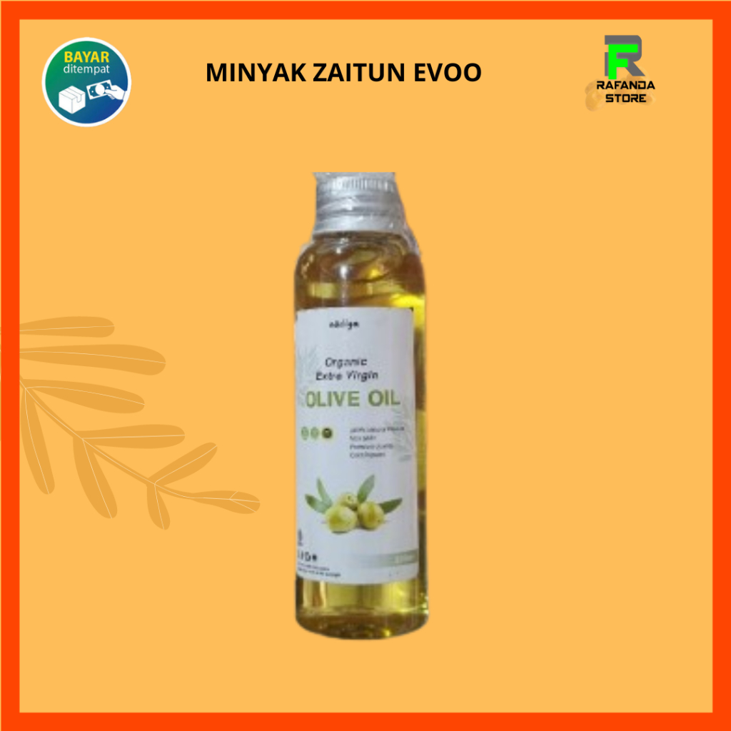 

Minyak Zaitun EVOO 100ml Premium Extra Virgin Olive Oil Asli Natural Organic Herbal Sehat Suplemen