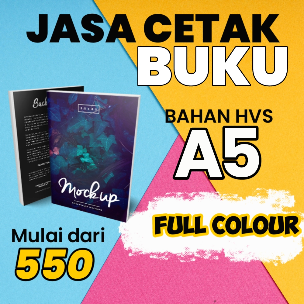 

jasa cetak buku full colour A5