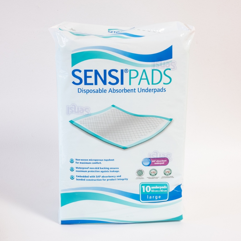 Underpad / Perlak Dewasa Uk 60x90 - Sensi Pads