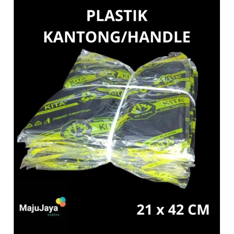 PLASTIK KANTONG HITAM 21x42 CM