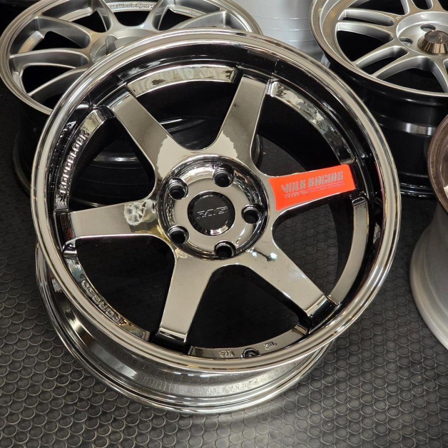 velg racing 18 lebar 9,5 TE37 SL R18 Innova Reborn Venturer Zenix l