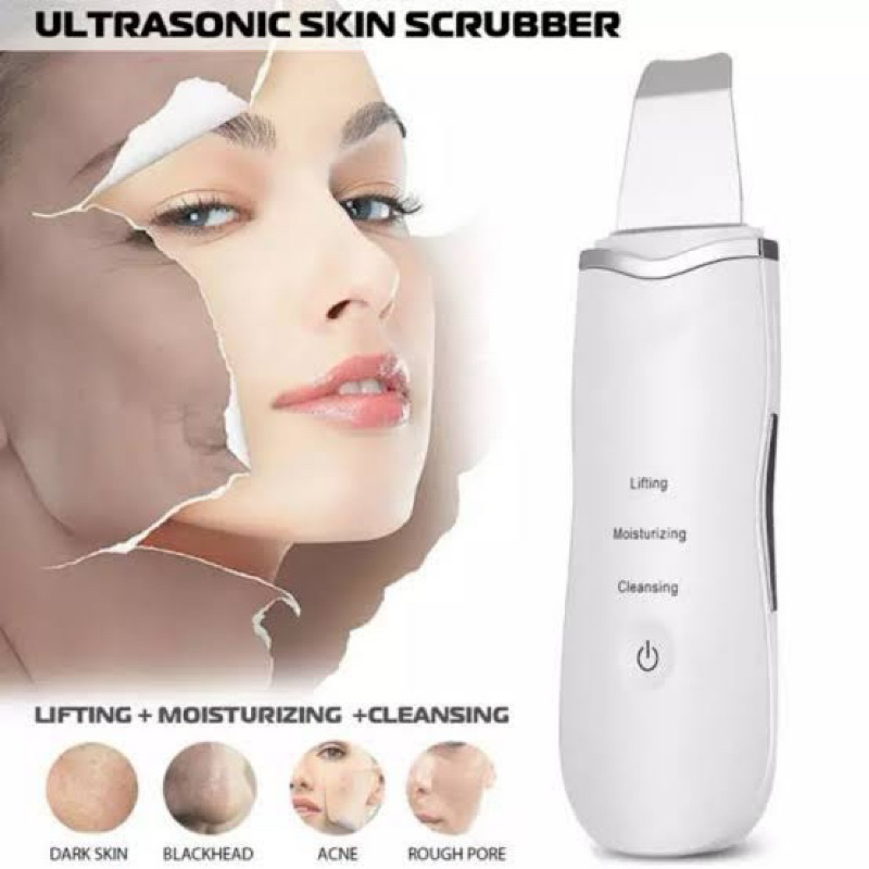 Ultrasonic skin scrubber alat penghilang komedo