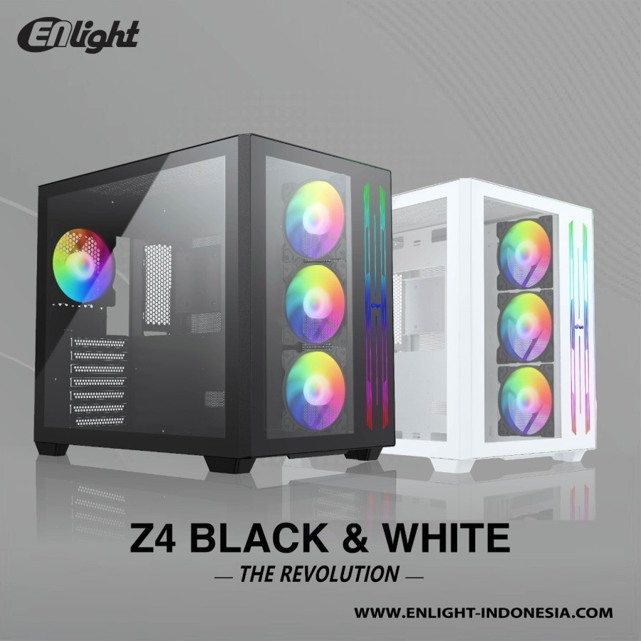 Casing Enlight FPMAX Z4 - Include 3 Fan ARGB