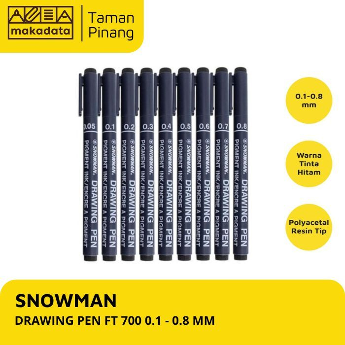 

SNOWMAN DRAWING PEN FT 700 0.1 0.2 0.3 0.4 0.5 0.6 0.7 0.8