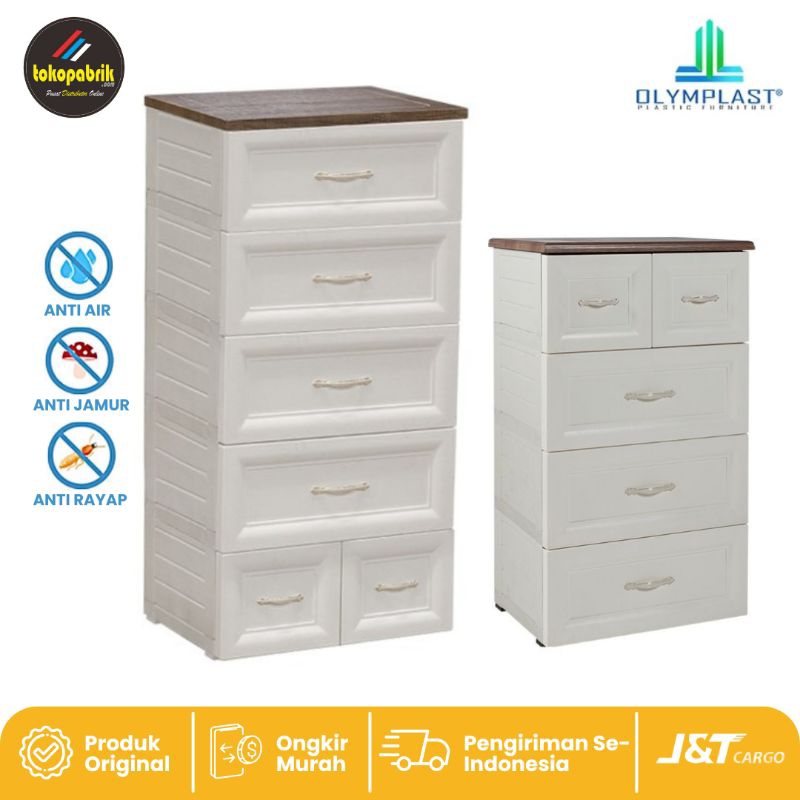 CARGO (Dikirim duspek) Olymplast Drawer Cabinet Classic / ODC 05 Classic / Lemari Penyimpanan