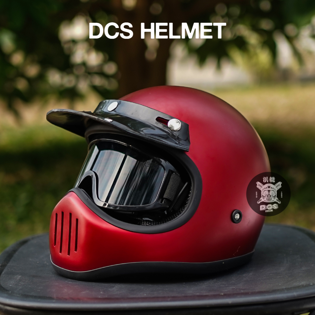 HELM CUSTUM CAKIL SIMPSON M30 RETRO FULL FACE SNI