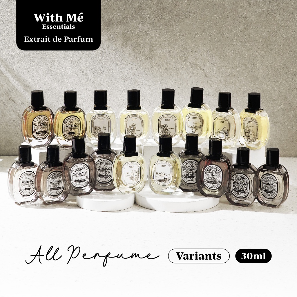 PARFUM WITH ME ESSENTIALS MINYAK WANGI TAHAN LAMA 24 JAM / UNISEX AWET WANGI FARFUM PRIA WANITA CEWE