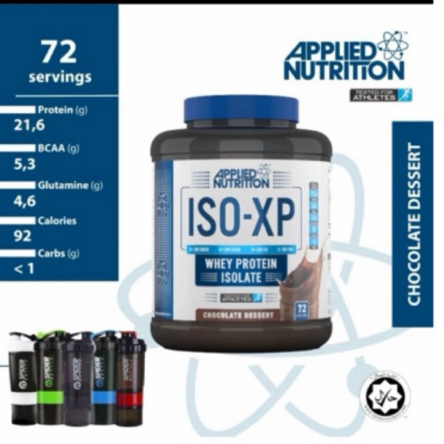 APPLIED NUTRITION ISO XP 100% WHEY PROTEIN ISOLATE 5 LBS BPOM HALAL