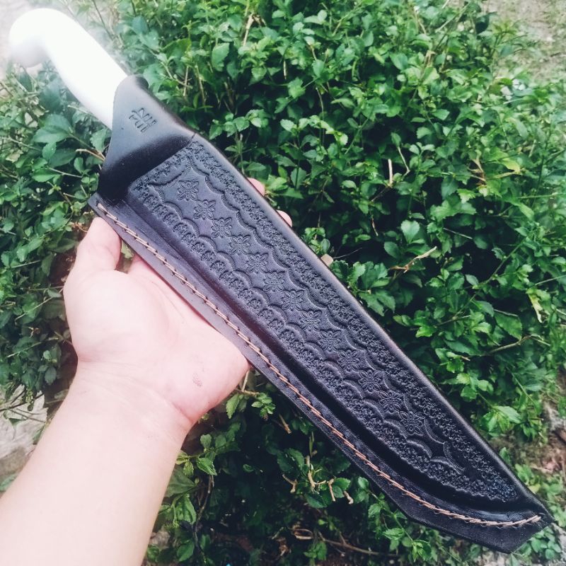 sarung pisau kulit asli pisau passador tramontina victorinox Don carlos 10 inchi 26 cm murahgrosir