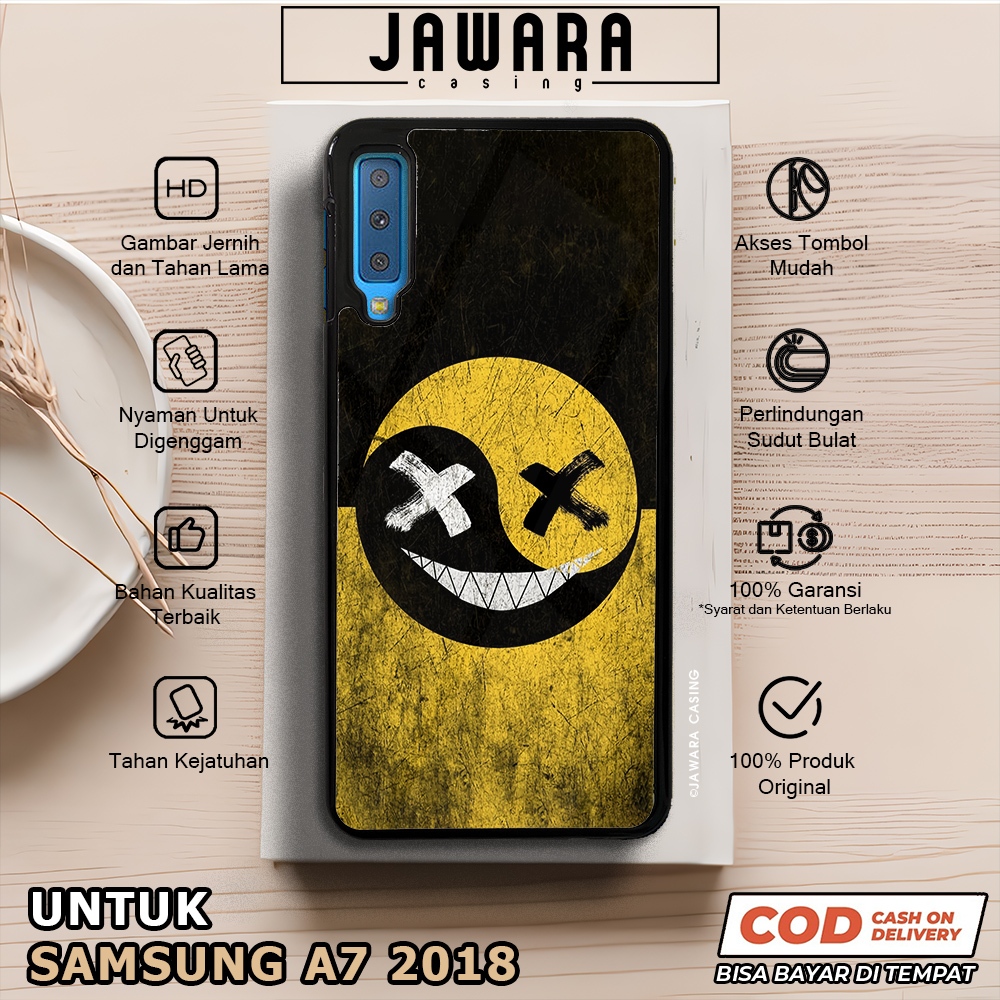 Case Samsung A7 2018 Casing Samsung A7 2018 [XFCE] Premium Case Glossy Case Hp Samsung Jawara Casing