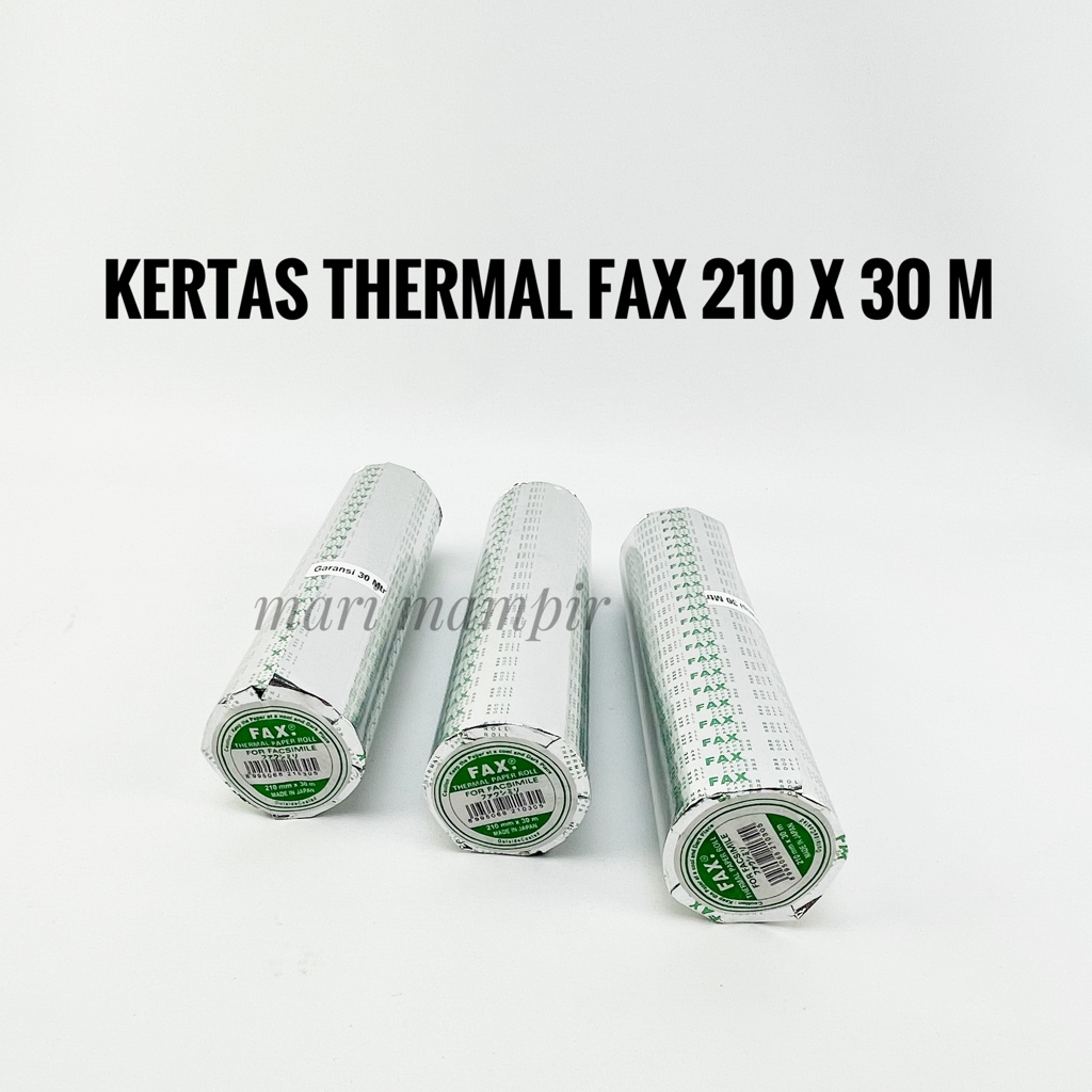 

KERTAS THERMAL ROLL FAX 210 X 30