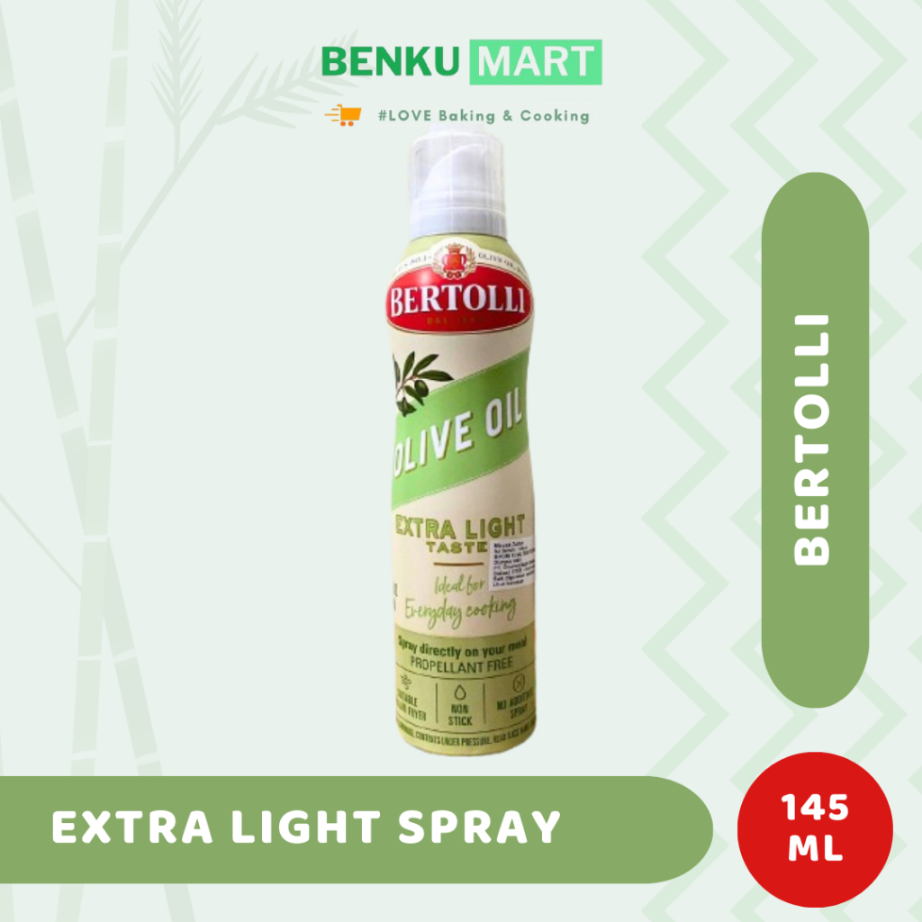 

Bertolli Extra Light Olive Oil Spray 145 ml | Minyak Zaitun