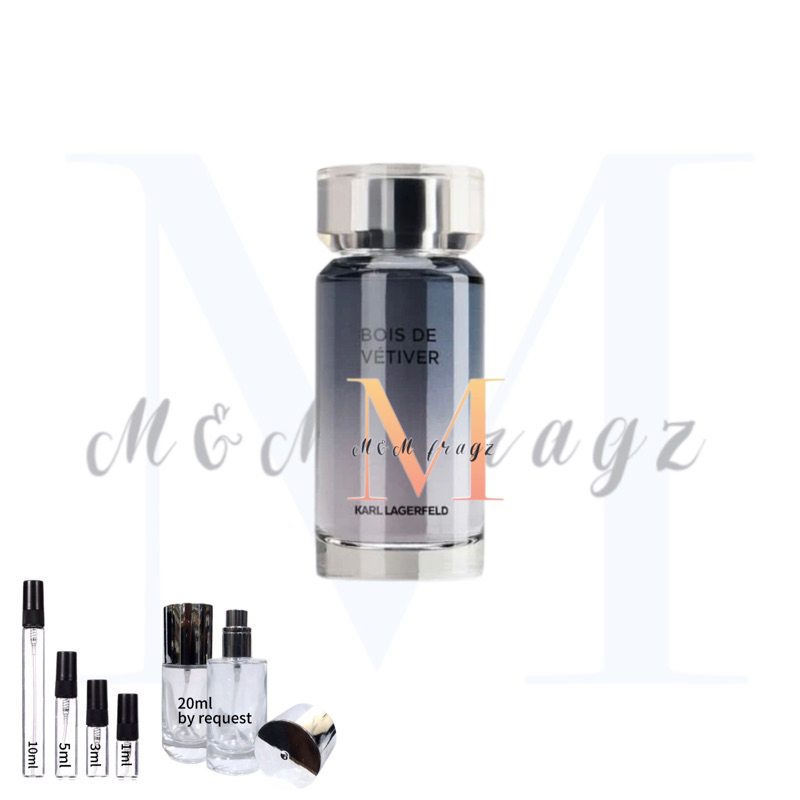 Decant KL Bois De Vetiver for men EDT