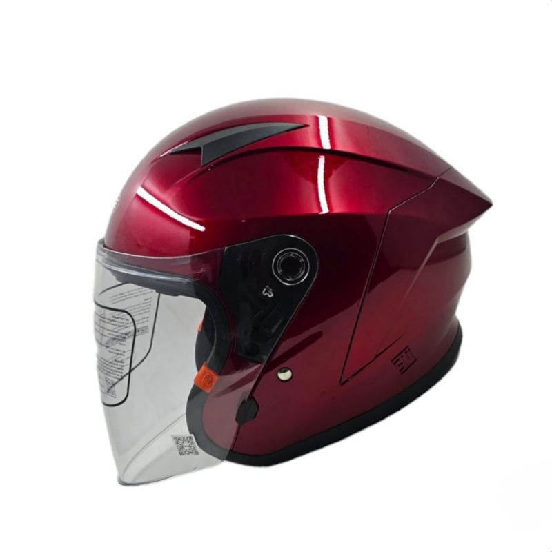 VIGO Helm Motorcycle Size XXL Jumbo Half Face SNI Ganteng Kekinian Spoiler Cowok Pria Laki Dewasa Mo