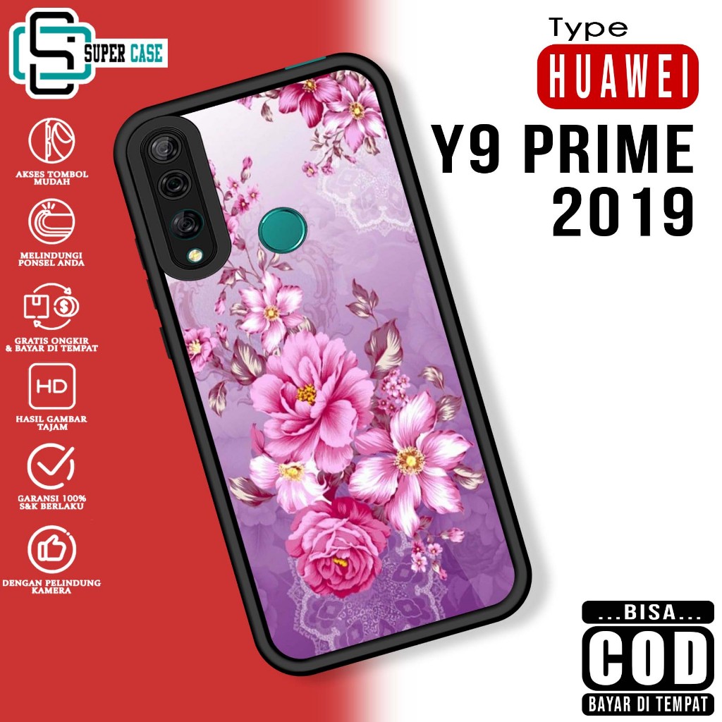 Case Hp For HUAWEI Y9 PRIME 2019 BGA SoftCase Glossy casing Handphone Silikon Glass