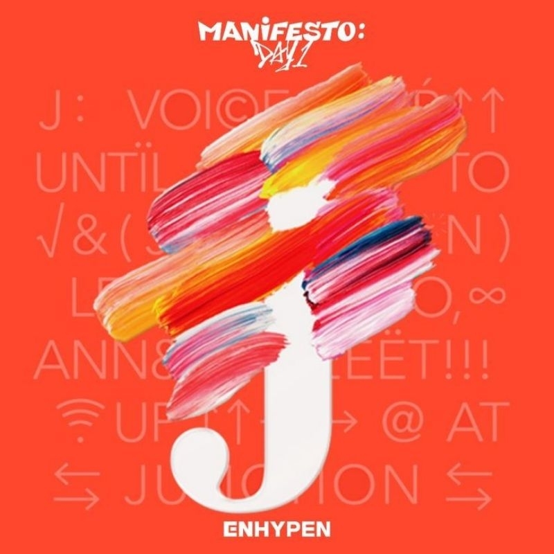 Album Enhypen Manifesto Day 1 J (Album Only)