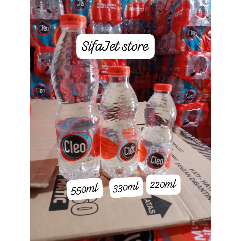 

Cleo 550ml 1 pack isi 24botol