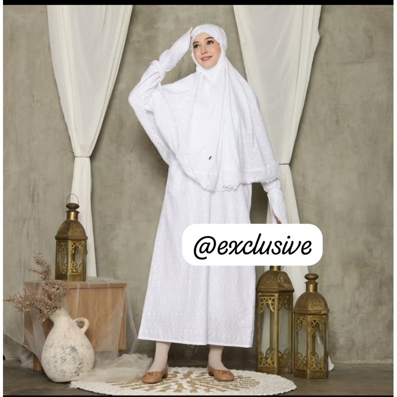Gamis Umroh Wanita set Lengkap Baju Umroh Dan Haji perlengkapan haji umroh lengkap