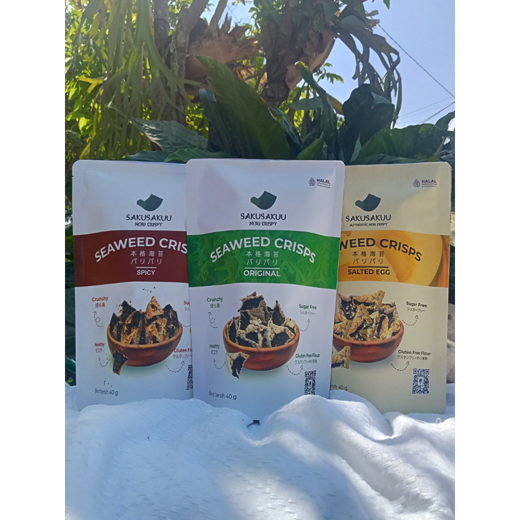

REVANI KUE | Paket Hemat All Varian | SakuSakuu Nori Krispi Gluten Free 40gr