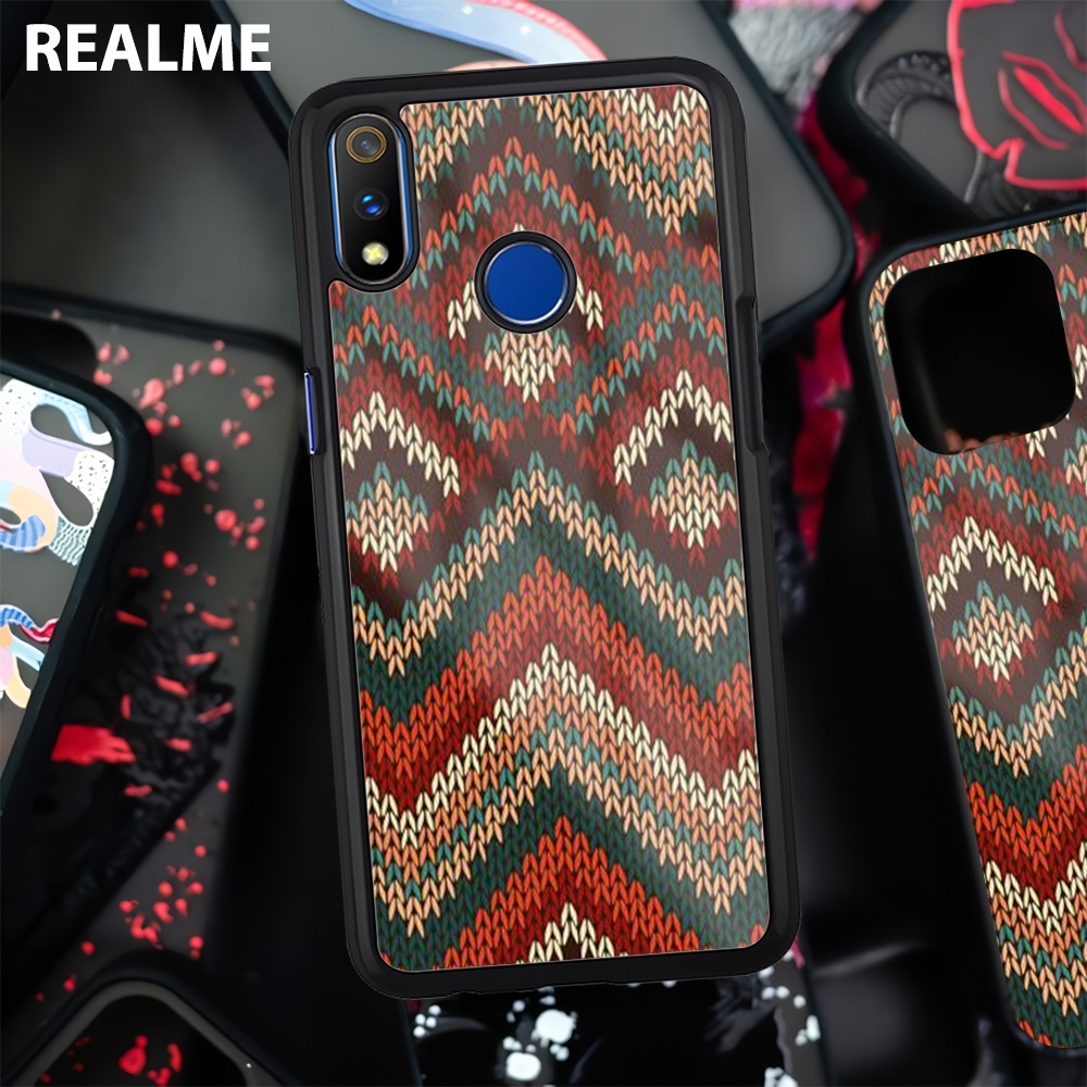Case Glossy [2D] Realme 3 5 6 7 8 8i 9 10 Pro - Case Silikon Realme 3 - Cassing Handphone Realme 3