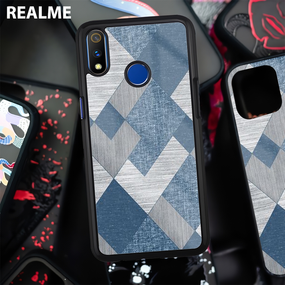 Case Glossy [2D] Realme 3 5 6 7 8 8i 9 10 Pro - Case Silikon Realme 3 - Cassing Handphone Realme 3