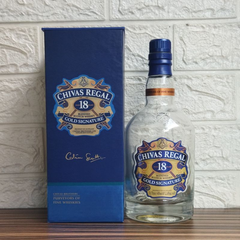 Botol bekas Chivas Regal 18 Years 700ml