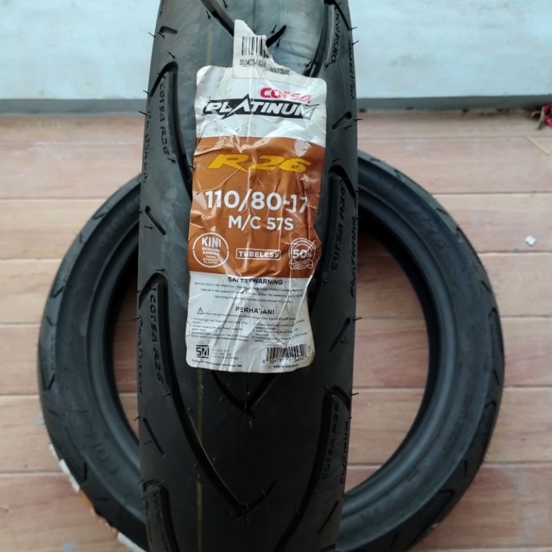 Corsa R26 110/70 17 Tubbles