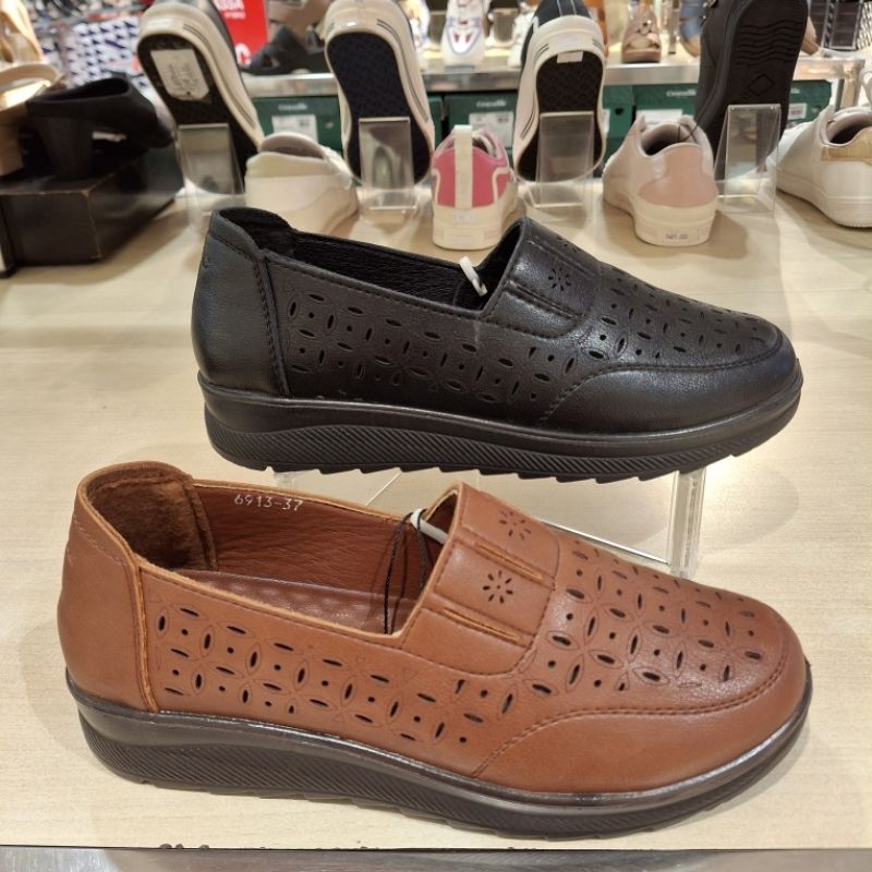 Rohde best seller sepatu loafer hak 3cm wanita ringan empuk & ori size 36-41