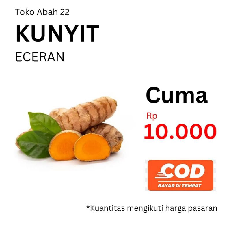 

KUNYIT ECERAN CUMA 10.000