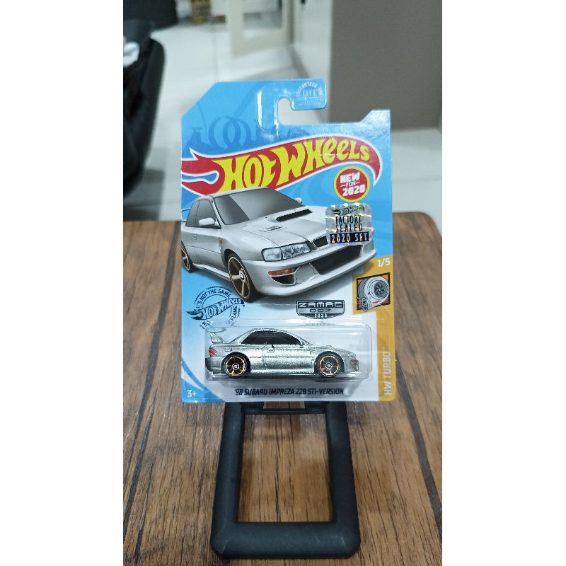 hotwheels 98 subaru impreza 22b sti version ZAMAC