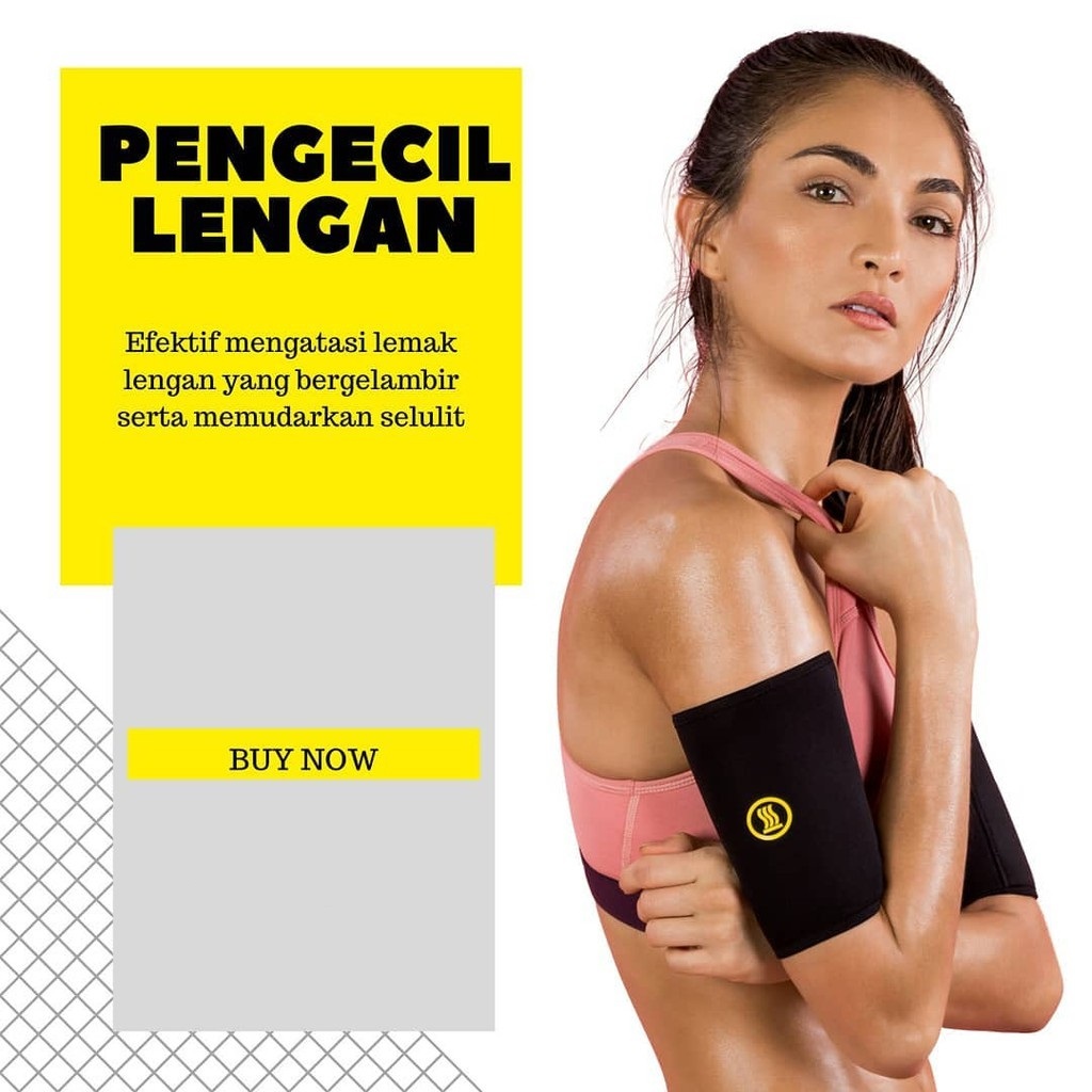 KORSET LENGAN HOT SHAPERS ARM KORSET PELANGSING PENGECIL LENGAN