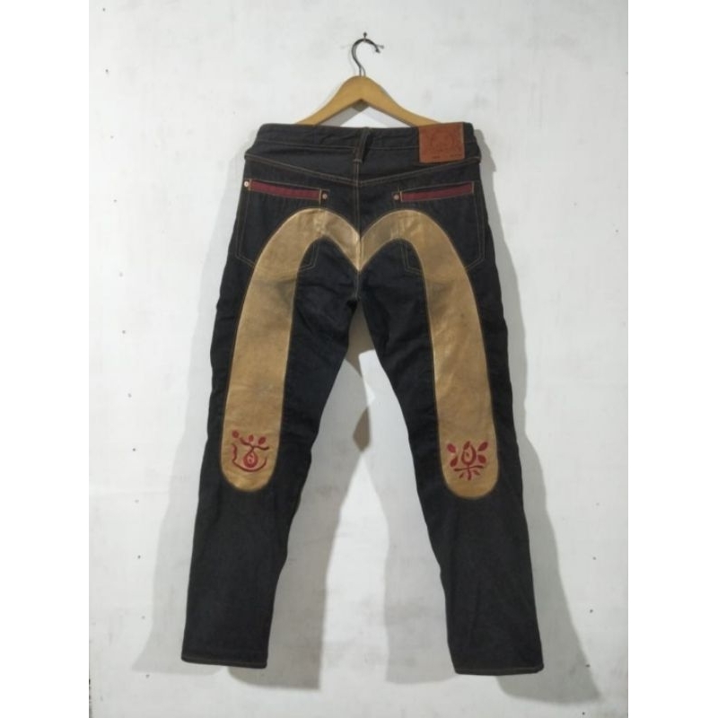 Evisu Back Gold Lot 2000 Daicock Selvedge Denim