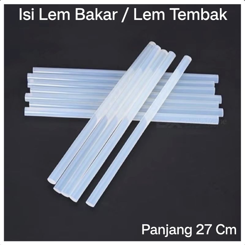 

40 Pcs Isi Lem Tembak Kecil / Refil Lem Bakar Panjang 27 Cm