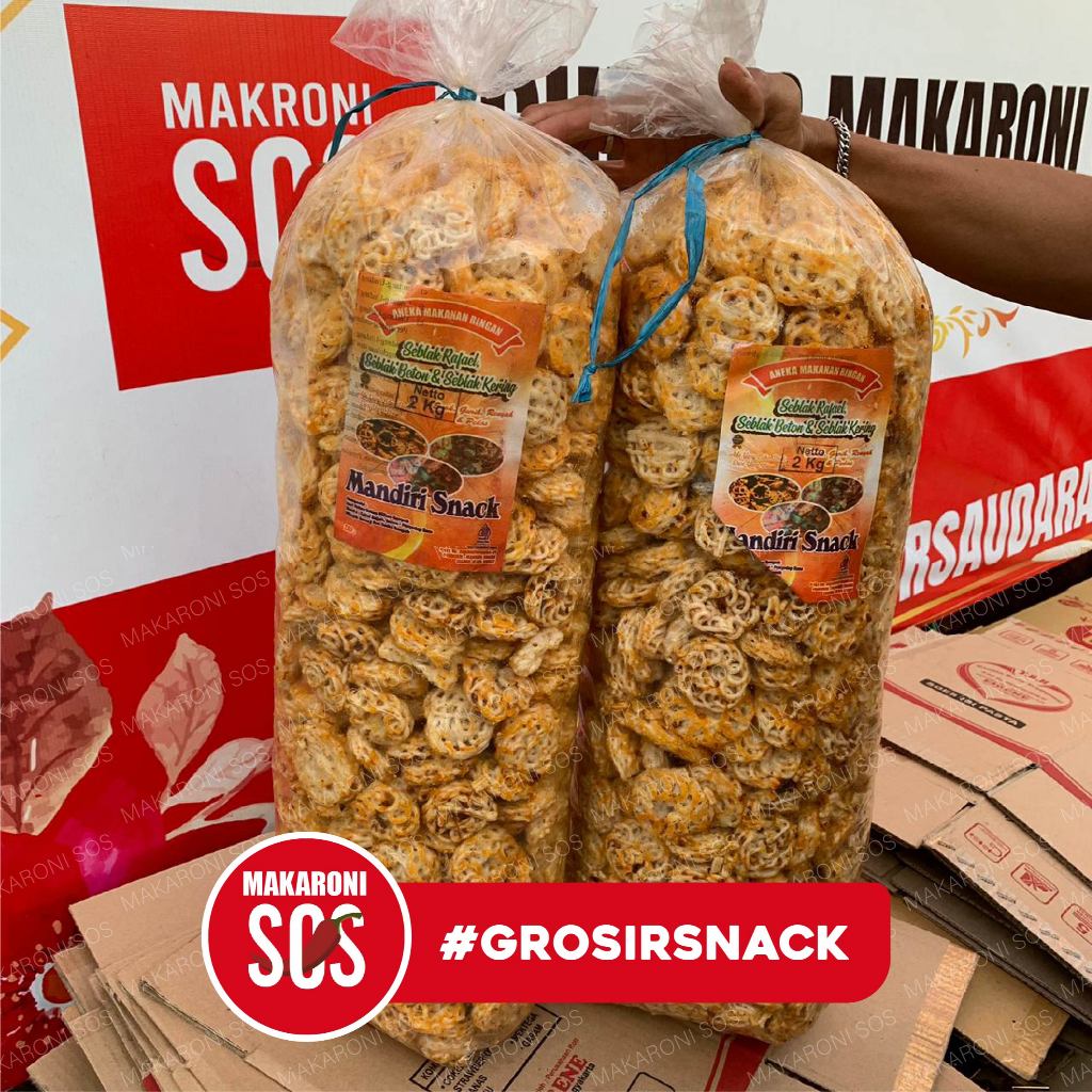 

Kerupuk Seblak Mawar Rafael 1KG Pedas Cikruh